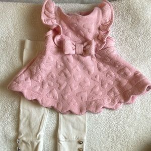 Baby Girl Matching Heart Set